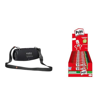 JBL Xtreme 3 Musikbox in Schwarz – Wasserdichter, portabler Stereo Bluetooth Speaker & Pritt Klebestift, sicherer und kinderfreundlicher Kleber für Kunst und Bastelarbeiten im Sale